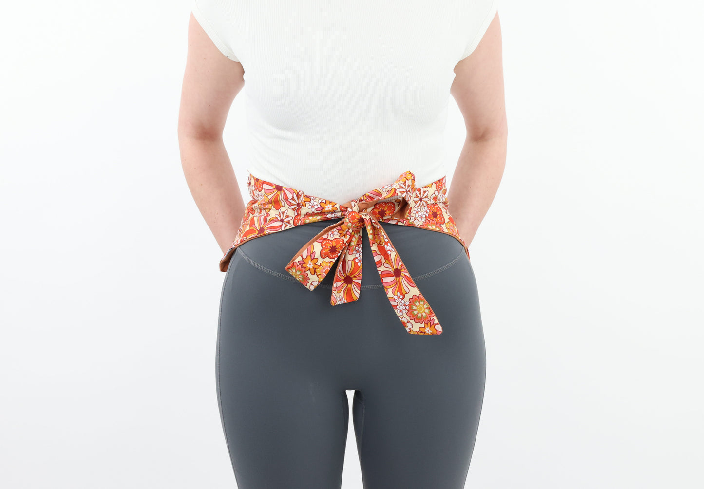 Wrap Around Heat Pack Groovy Flowers Orange