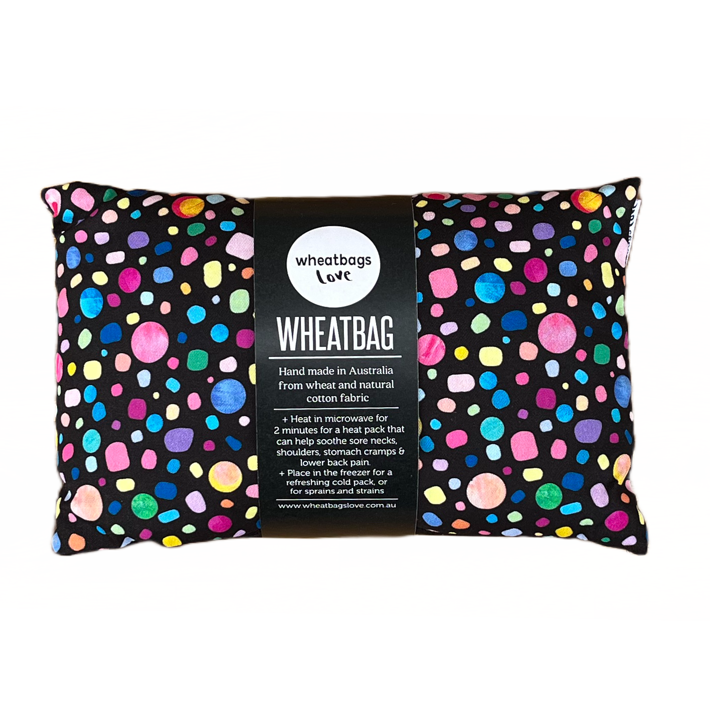 Black Pebbles Wheatbag