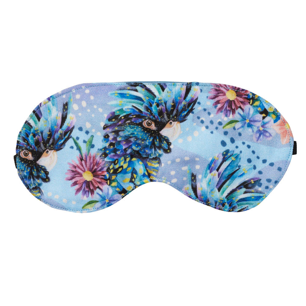 Eye Mask Blue Cockatoo