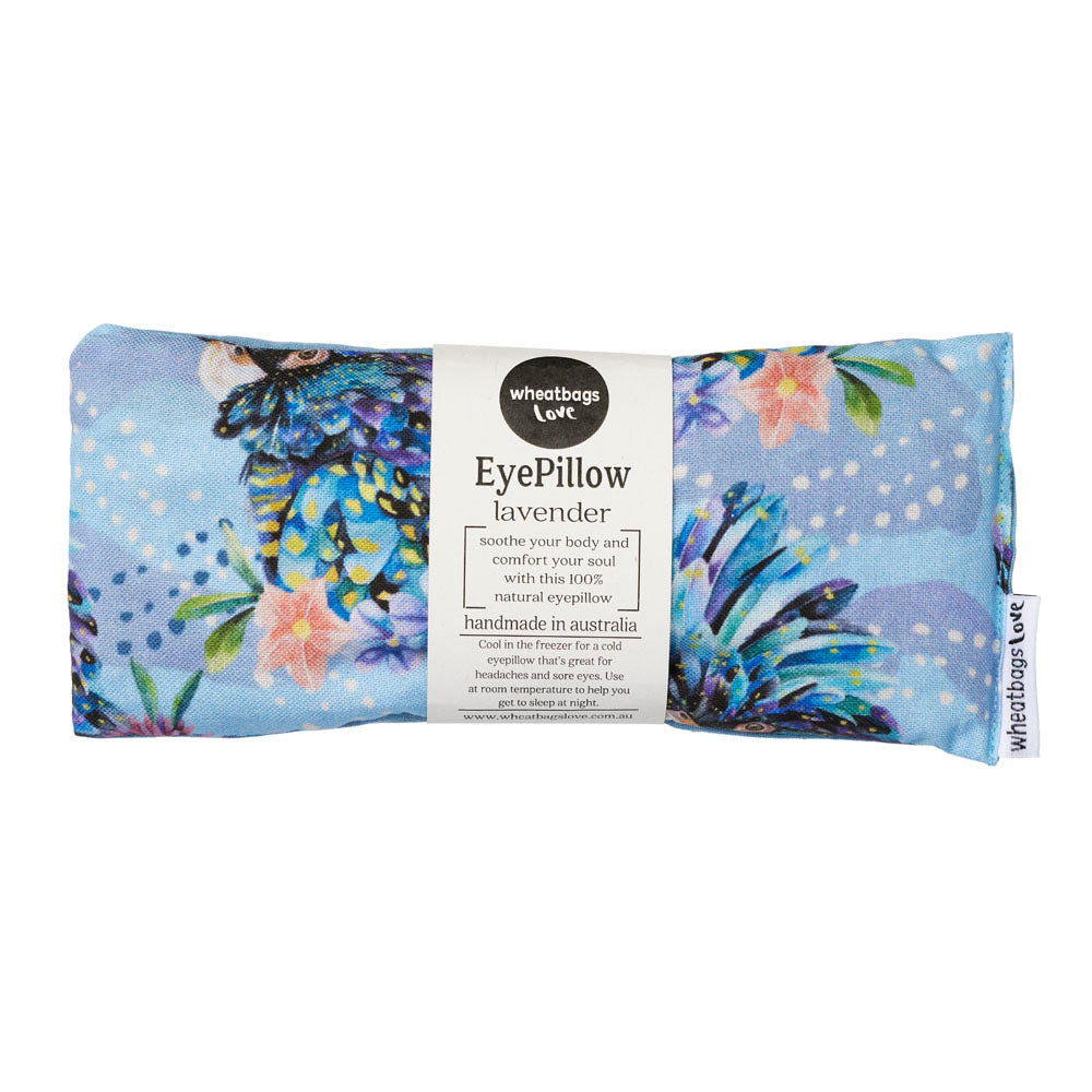 Sleep Gift Pack - Blue Cockatoo Eyepillow, Sleep Balm and Earplugs