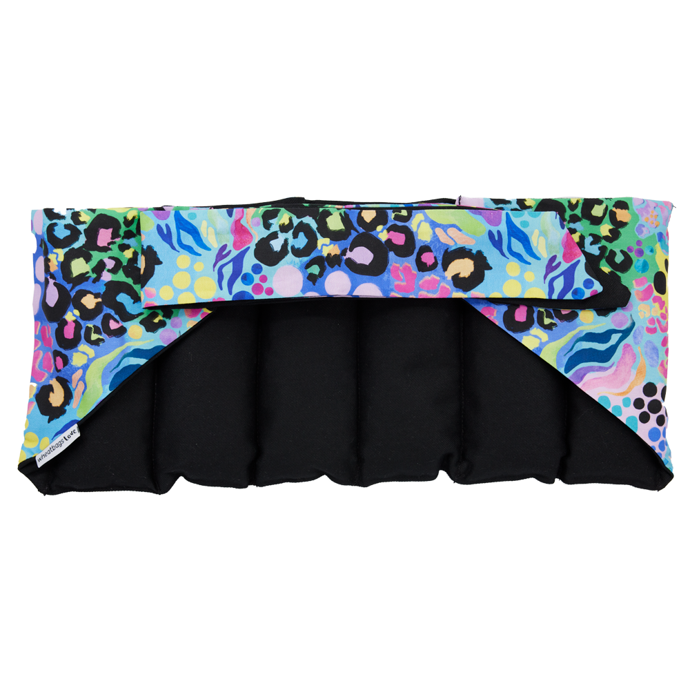 Kasey Rainbow Electric Leopard Wrap Around Heat Pack Back