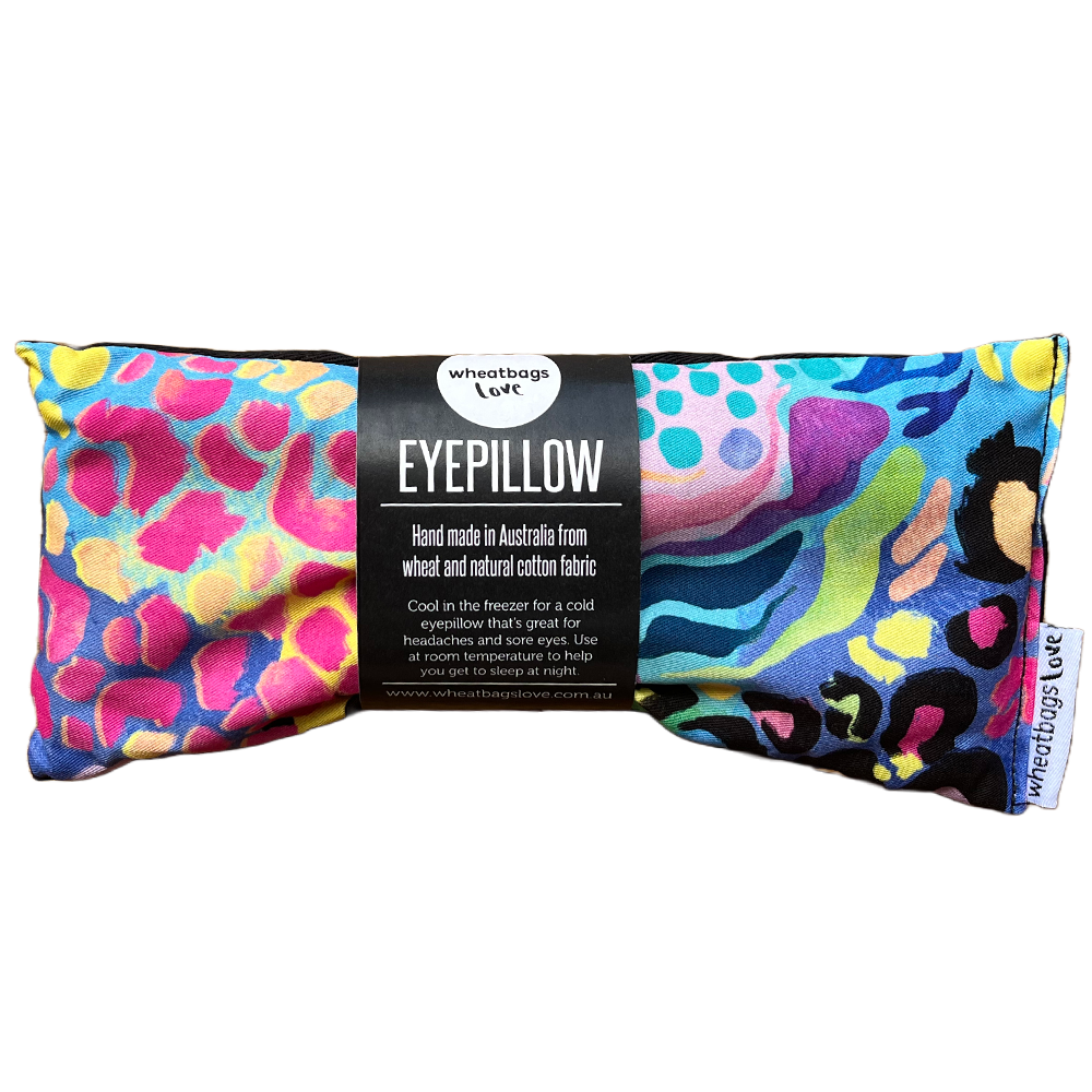 Relax Gift Pack - Electric Leopard Eyepillow and 50ml Rose Quartz Bath Oil