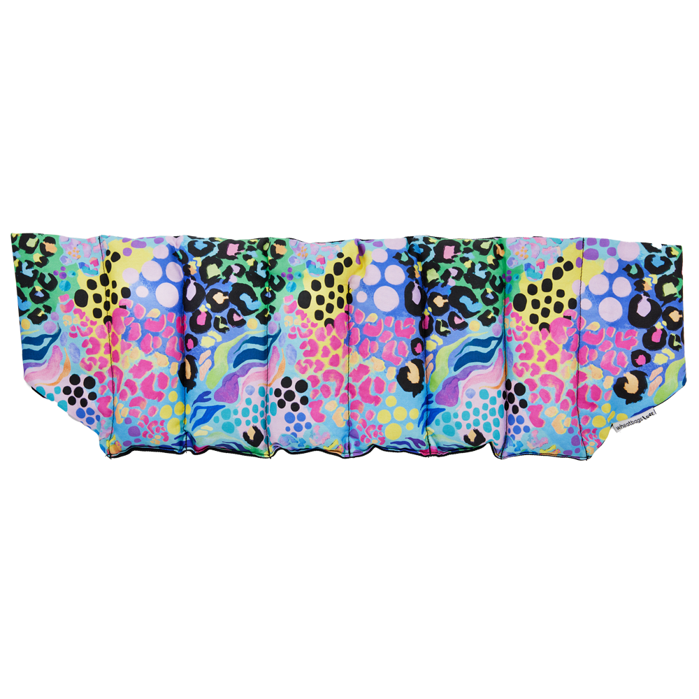 Kasey Rainbow Electric Leopard Wrap Around Heat Pack Front