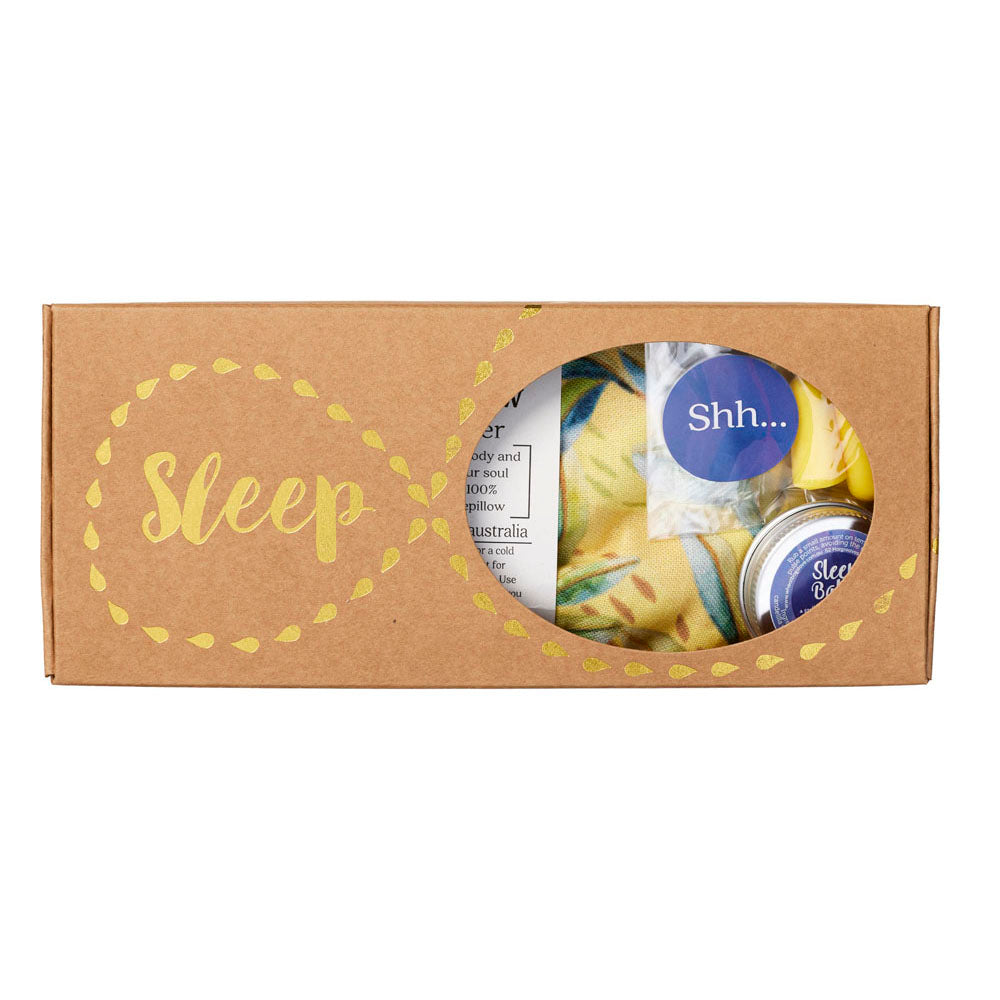 Sleep Gift Pack - Banksia Pod Eyepillow, Sleep Balm and Earplugs