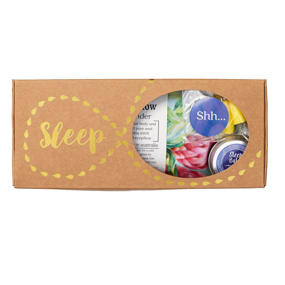 Sleep Gift Pack - Protea Eyepillow, Sleep Balm and Earplugs