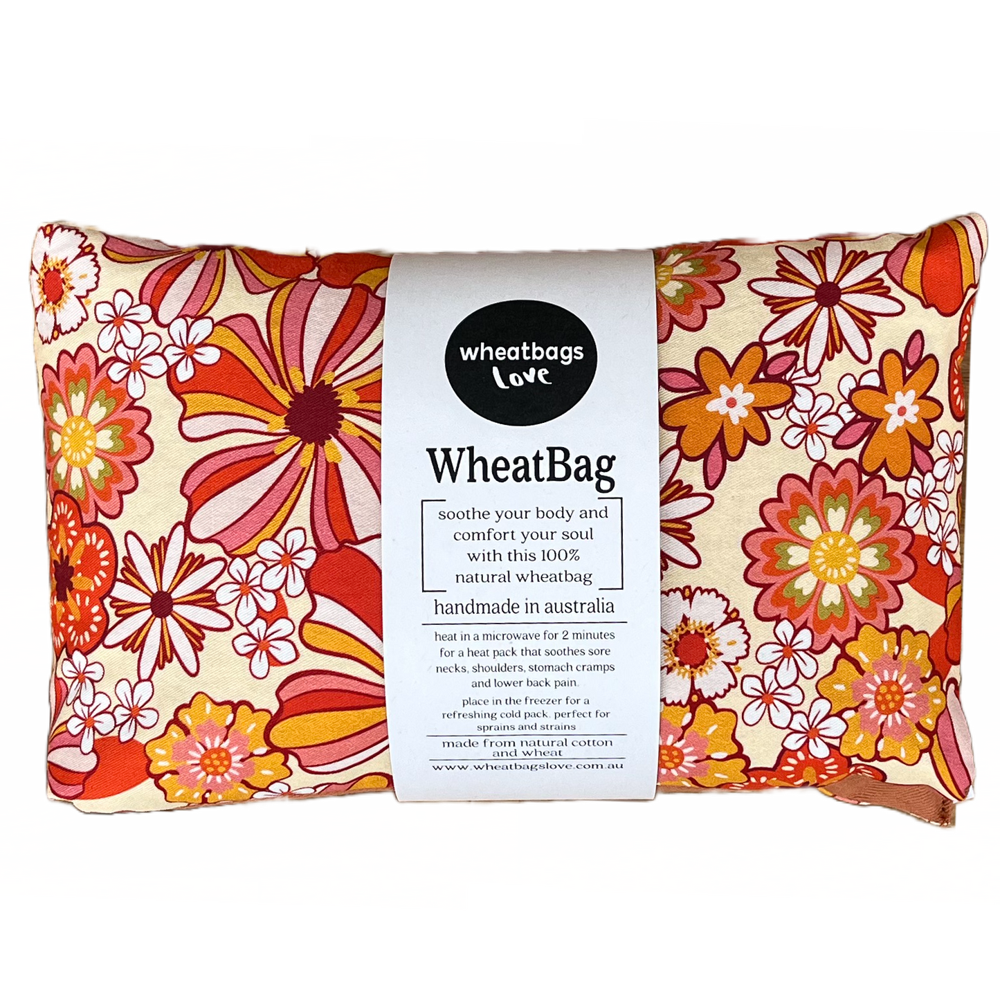 Groovy Flower Orange-Wheatbag