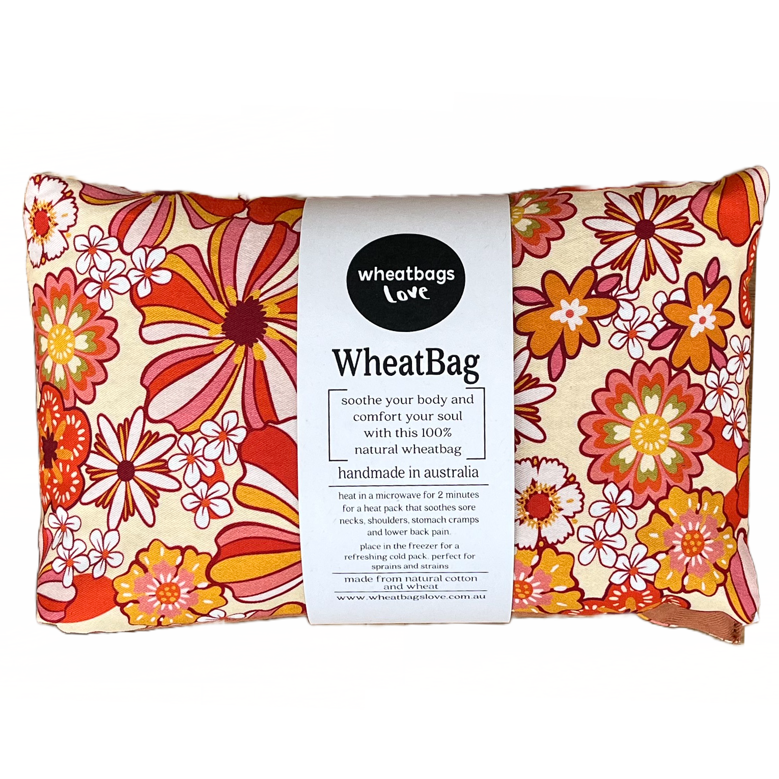 Groovy Flower Orange-Wheatbag