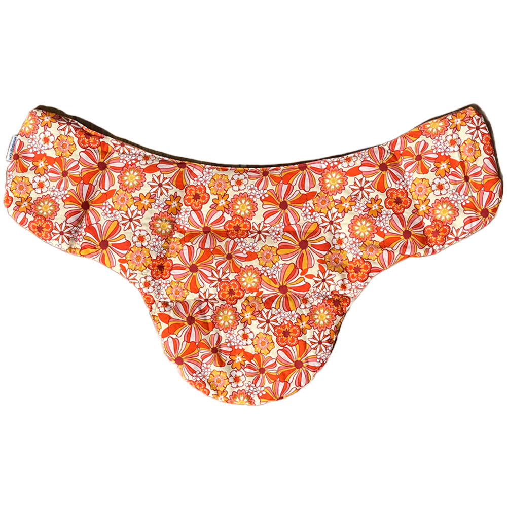 Groovy flowers orange neck heat-pack1