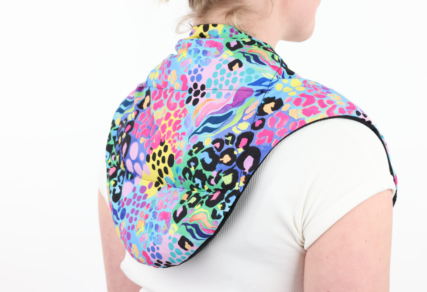 Neck Heat Pack Kasey Rainbow Electric Leopard