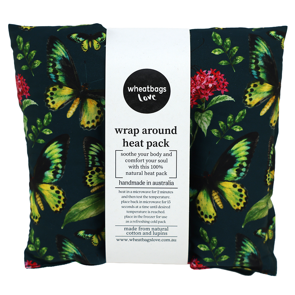Wrap Around Heat Pack Birdwing Butterfly