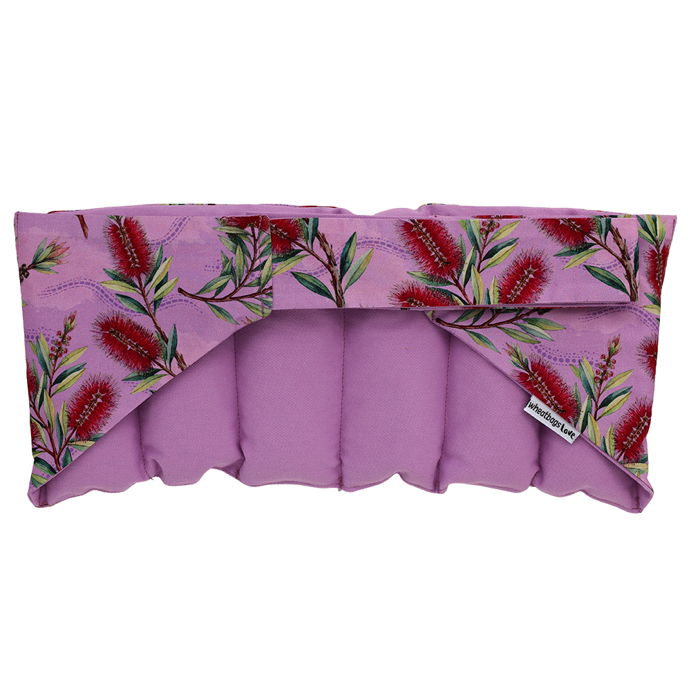 Wraparound Heat Pack Bottlebrush Back Side