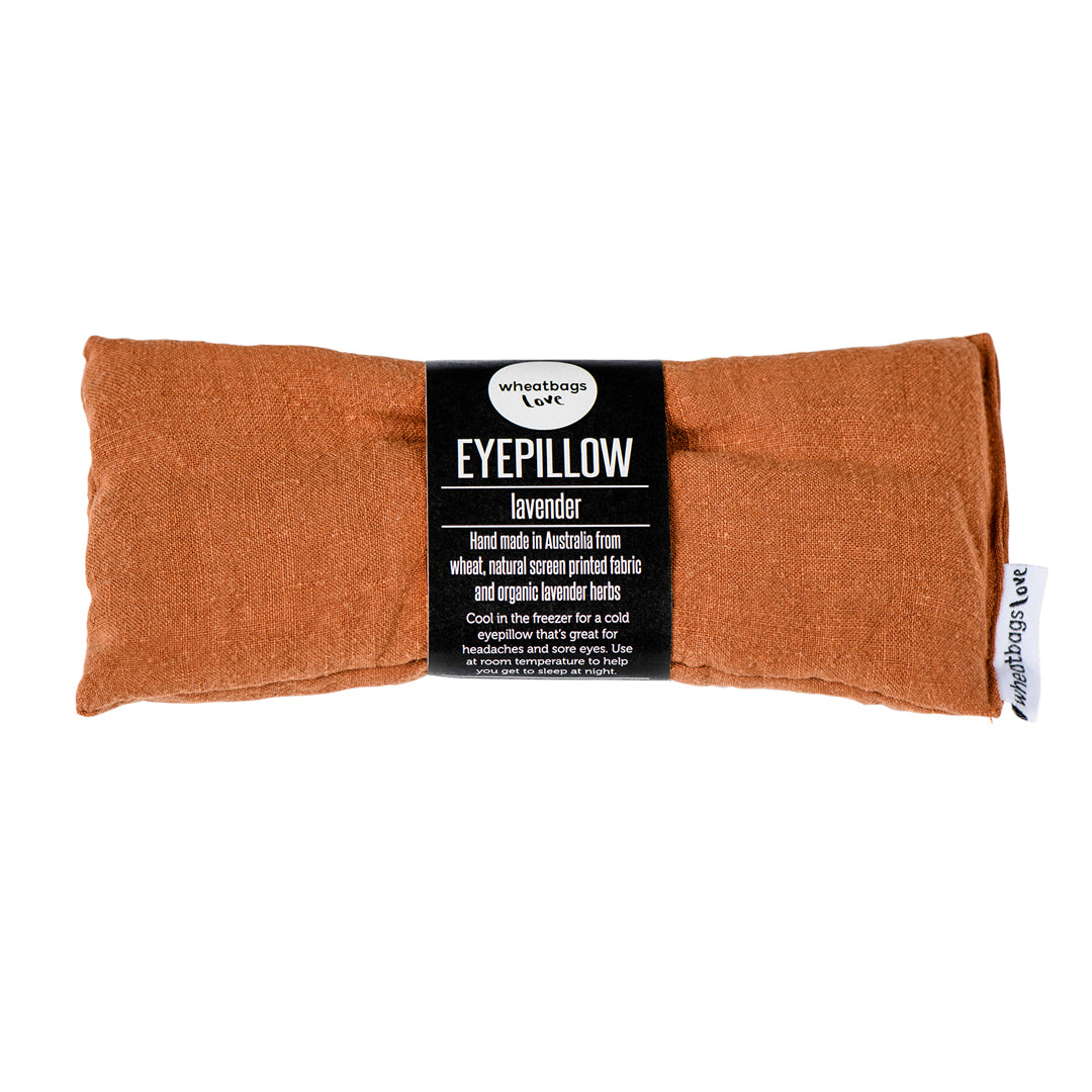 Copper Luxe Linen Eye Pillow