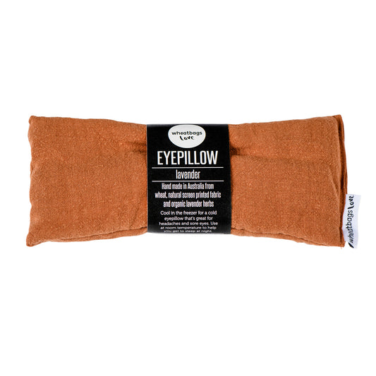 Copper Luxe Linen Eye Pillow